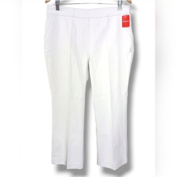 SPANX On The Go Kick Flare Ankle Pant in Classic White $148 (TALL) - Picture 6 of 11